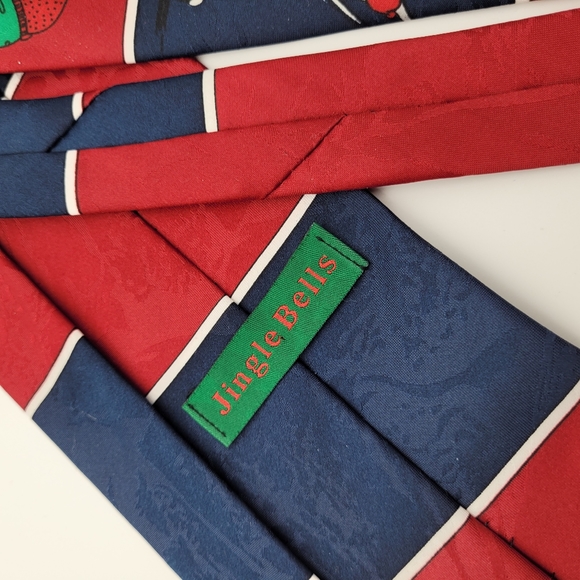 JINDLE BELLS | Santa golfing festive christmas holiday tie - Picture 3 of 4
